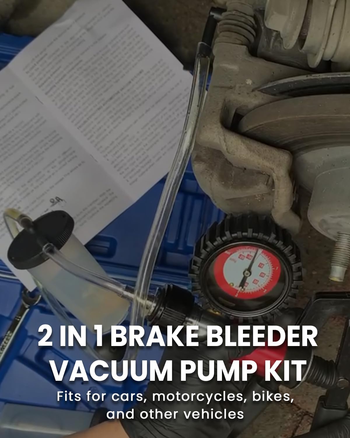 Brake Bleeder Vacuum Pump Kit